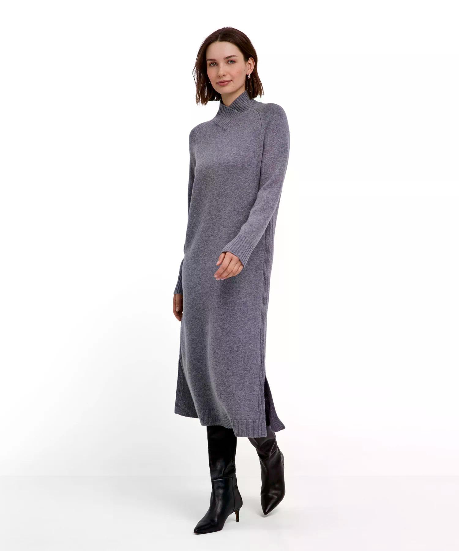 falke-cotton-touch-damenkleid-mid-grey-melange-l-schurwolle image 3