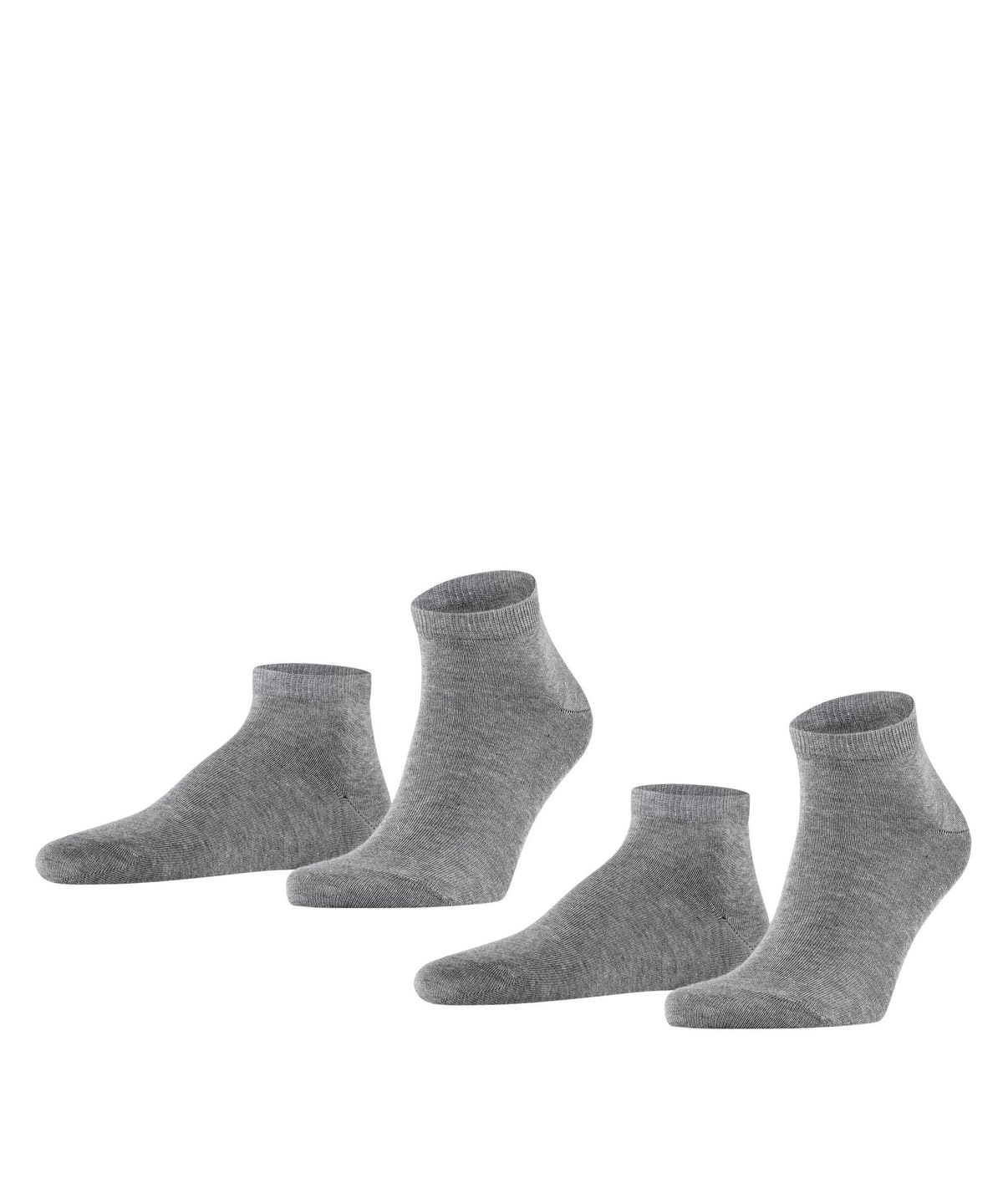 falke-happy-2-pack-sneakersocken-baumwolle-schwarz-wei image 6