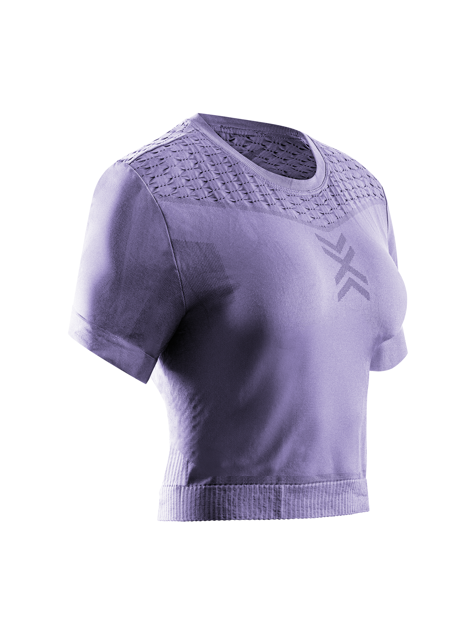 x-bionic-x-ential-crop-top-damen-sporttop-dusty-lavender-atmungsaktiv image 4