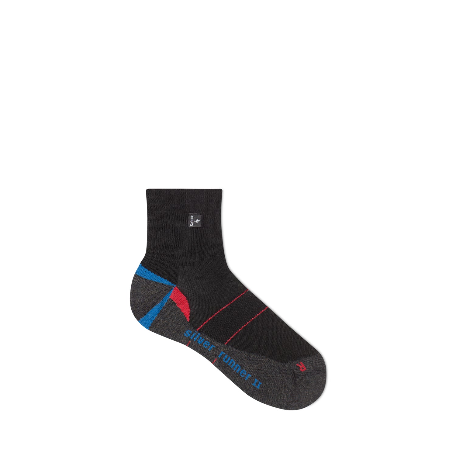 rohner-silver-runner-l-r-ii-laufsocken-antibakteriell-schwarz image 8