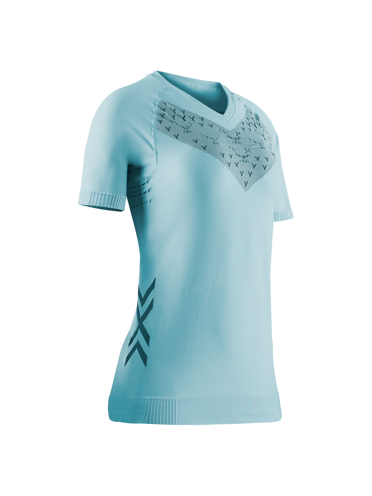 x-bionic-twyce-run-shirt-ss-damen-laufshirt-clearwater-black-k-hl image 1