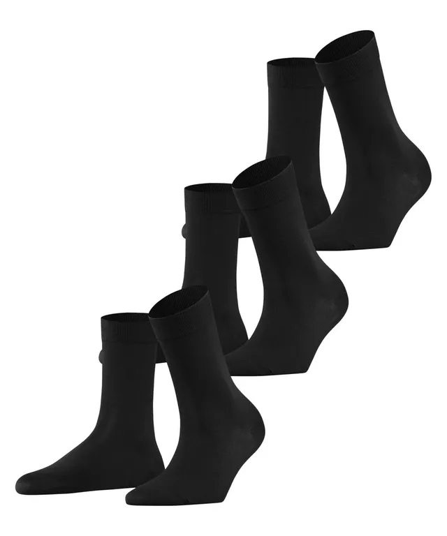 falke-family-3-pack-socken-schwarz-bio-baumwolle image 1