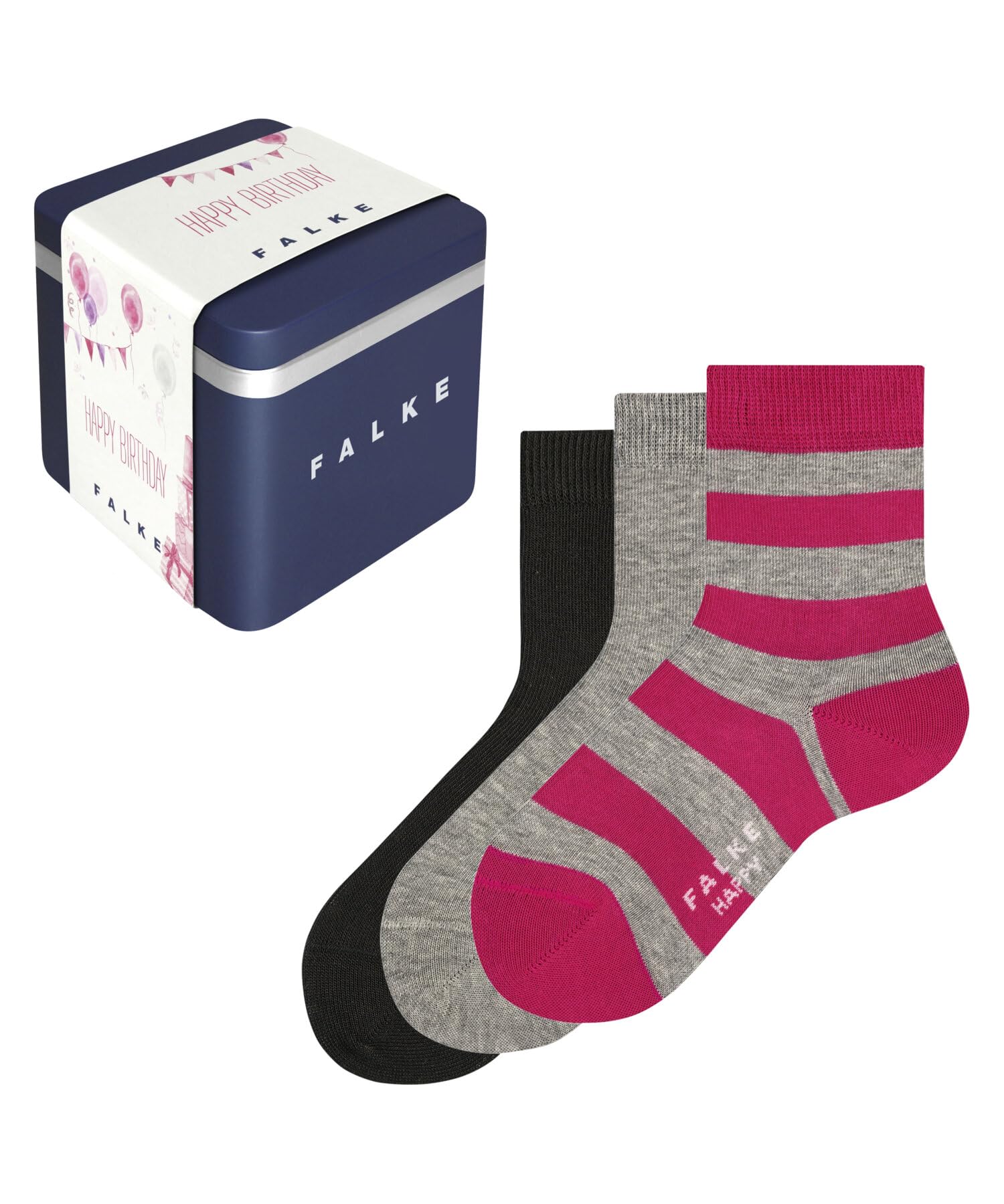 falke-happy-kindersocken-baumwolle-3-paar-mix-27-30 image 8