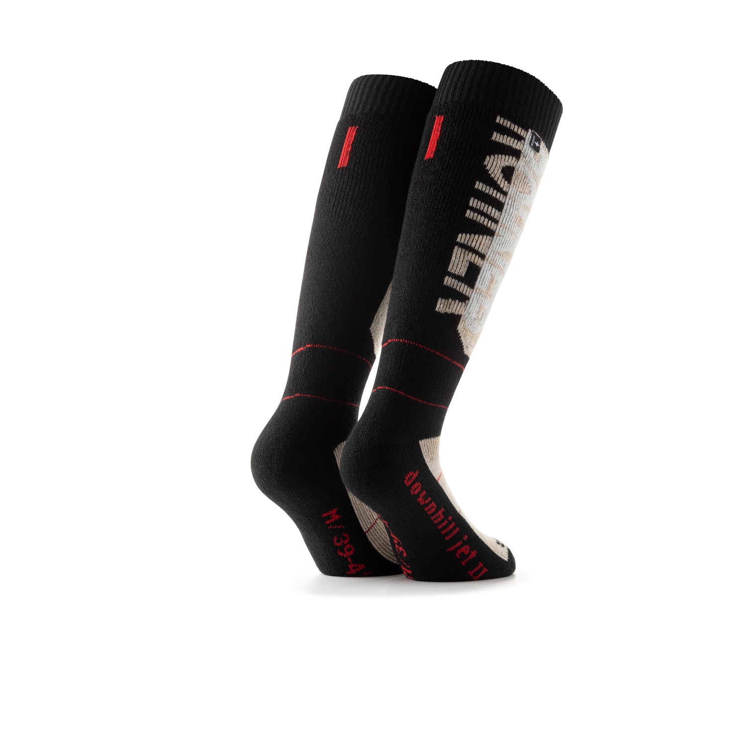 rohner-downhill-jet-ii-skisocken-rot-42-44-gepolstert image 8