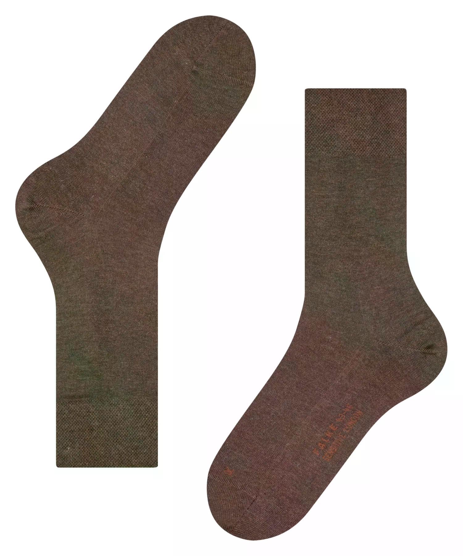 falke-sensitive-london-herren-socken-braun-43-46-baumwolle image 7