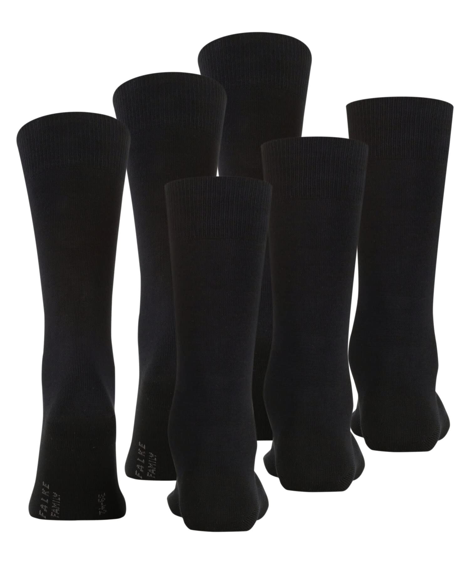 falke-family-herren-socken-schwarz-39-42-3er-pack-baumwolle image 2