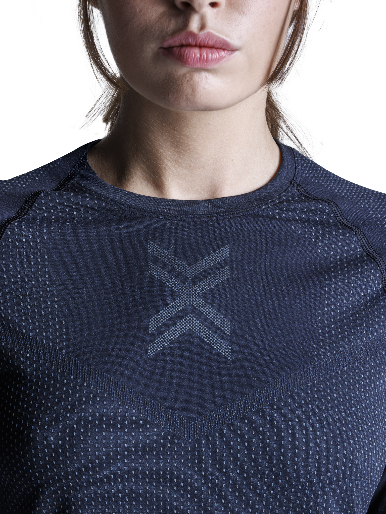 x-bionic-xceed-run-shirt-langarm-damen-schwarz-grau image 4