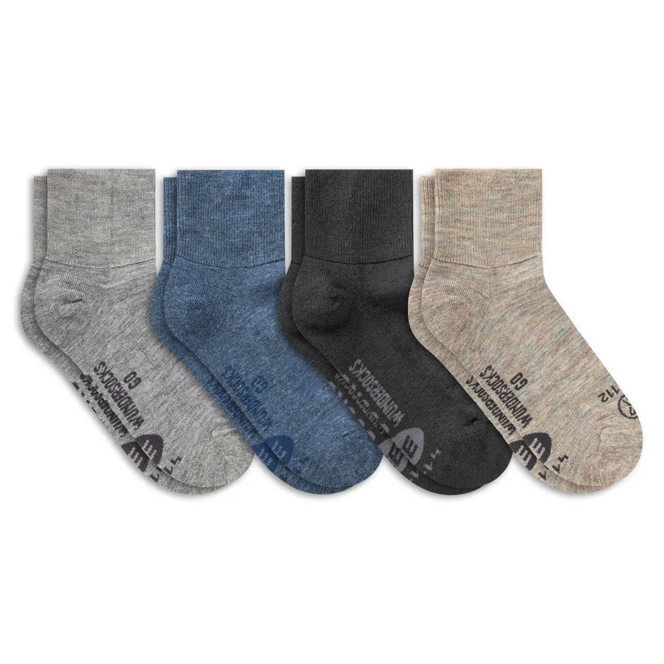 wundersocks-go-cushioned-ankle-socks-merino-socken-4er-pack-80 image 1