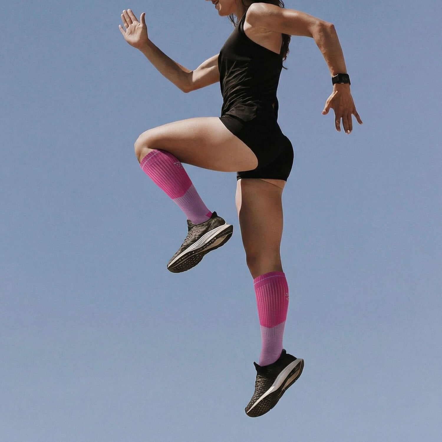 wundersocks-merino-compression-laufsocken-2er-pack-schwarz image 2