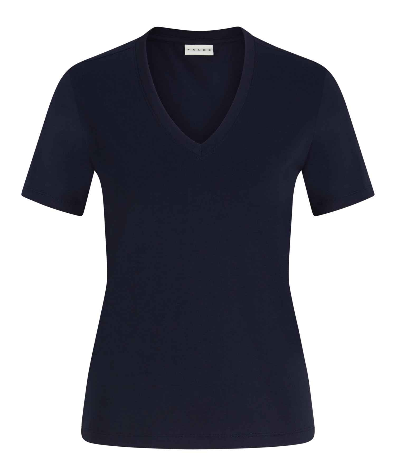 falke-true-motion-basic-v-neck-t-shirt-damen-wei-baumwolle image 8