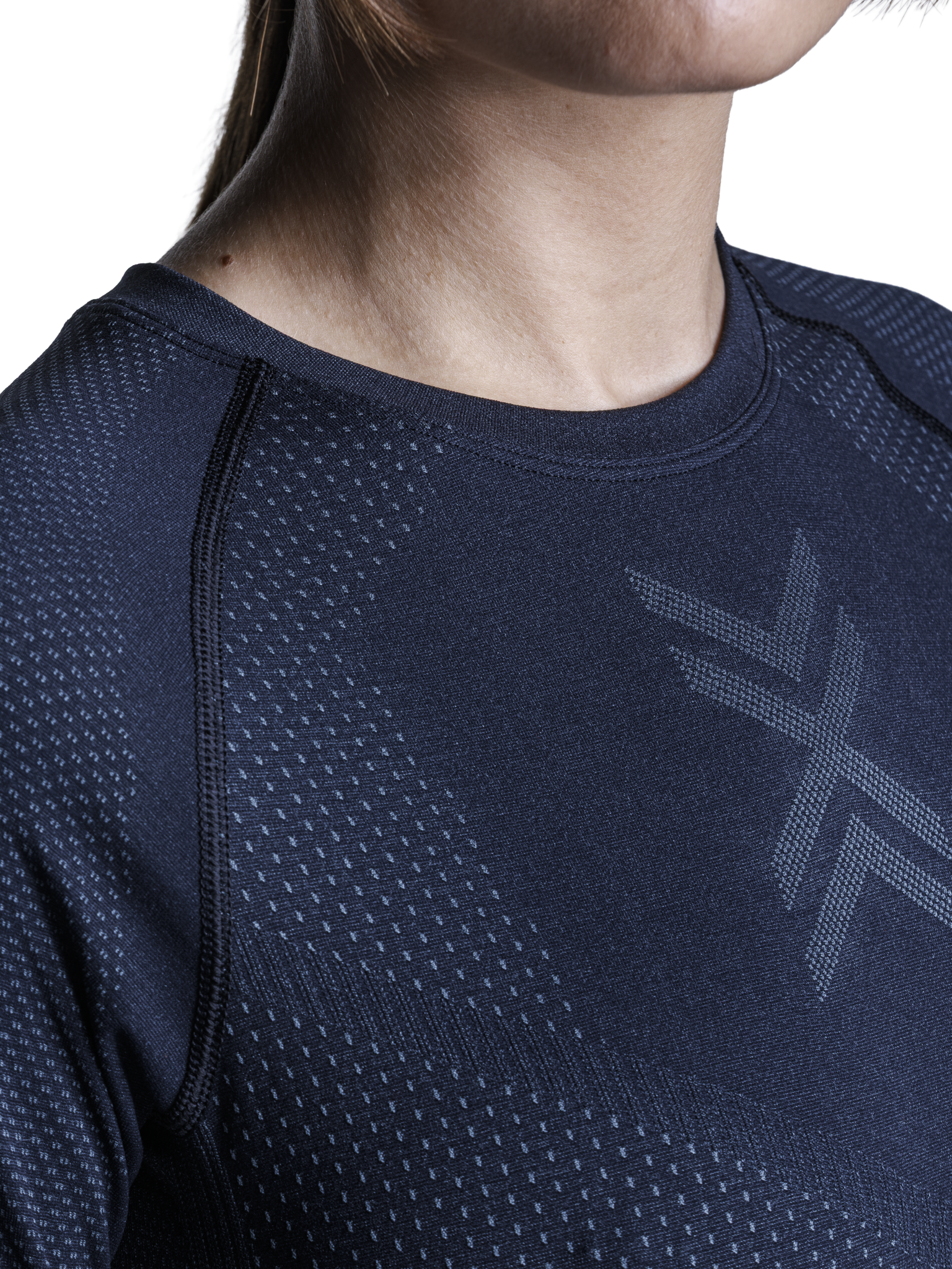 x-bionic-xceed-run-shirt-langarm-damen-schwarz-grau image 6