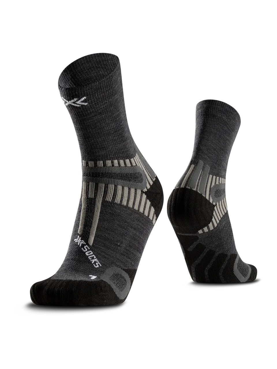 x-socks-hike-perform-merino-ankle-wandersocken-heather-grey image 1