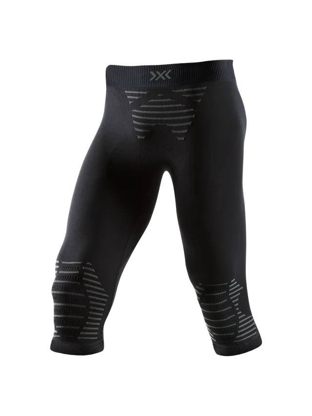 x-bionic-invent-4-0-pants-3-4-herren-3-4-hose-black-charcoal image 1