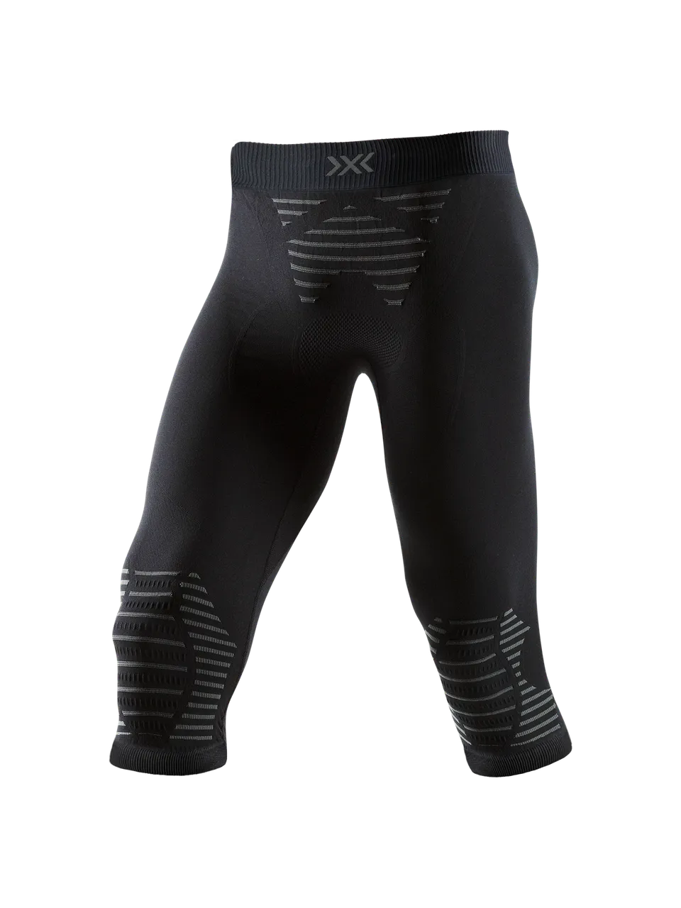 x-bionic-invent-4-0-pants-3-4-herren-3-4-hose-black-charcoal image 1