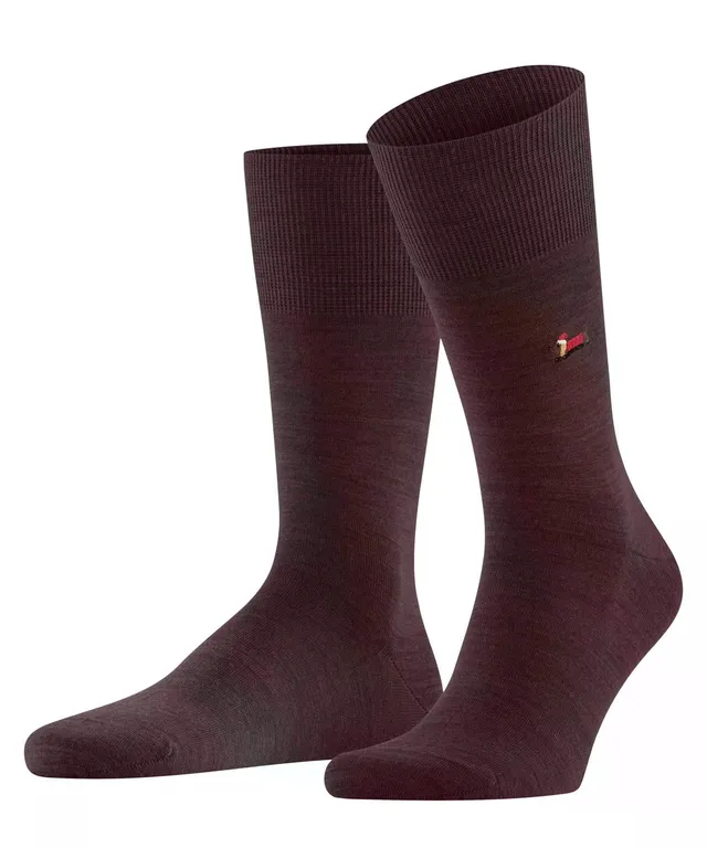 falke-airport-x-mas-dachshund-socken-barolo-39-40-merinowolle image 1