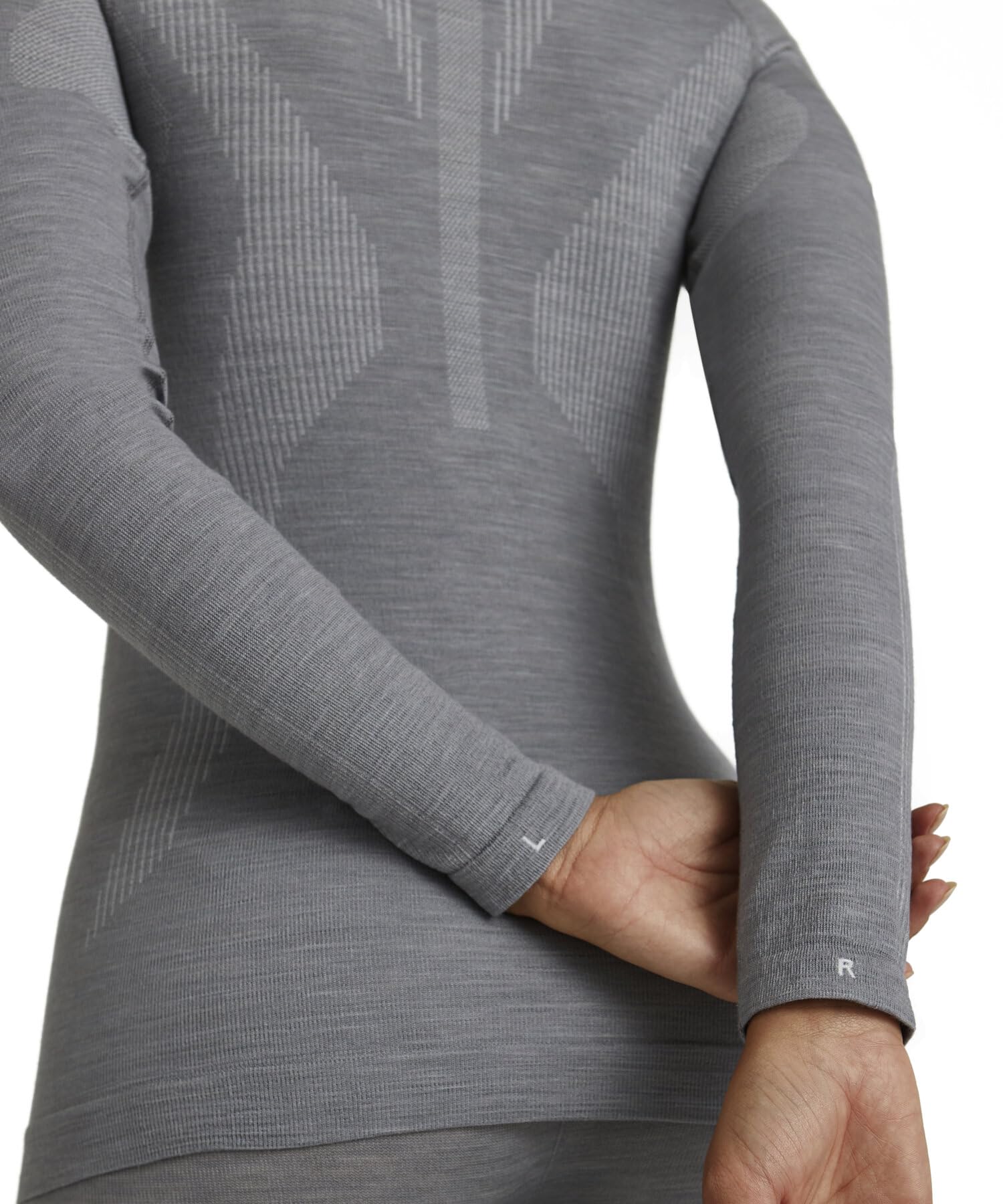 falke-wool-tech-funktionsshirt-damen-schwarz-langarm-wolle image 7