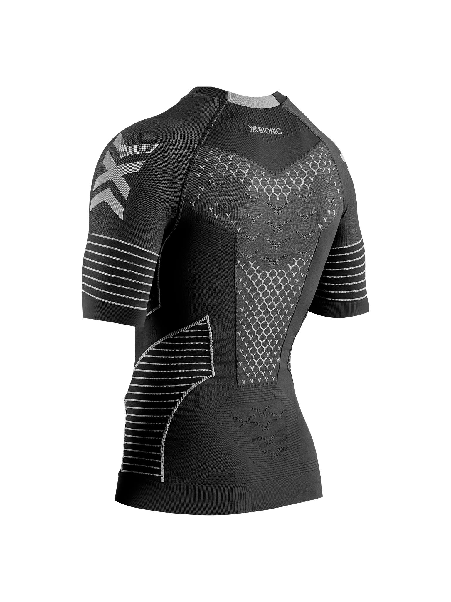 x-socks-twyce-race-shirt-ss-men-laufshirt-black-charcoal image 2