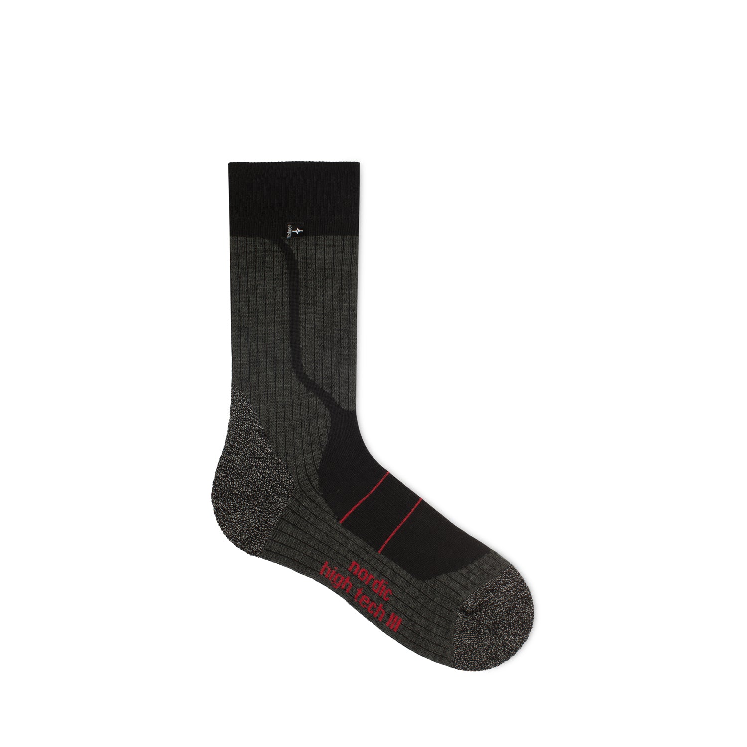 rohner-nordic-high-tech-iii-skisocken-anthracite-wolle-warm image 3
