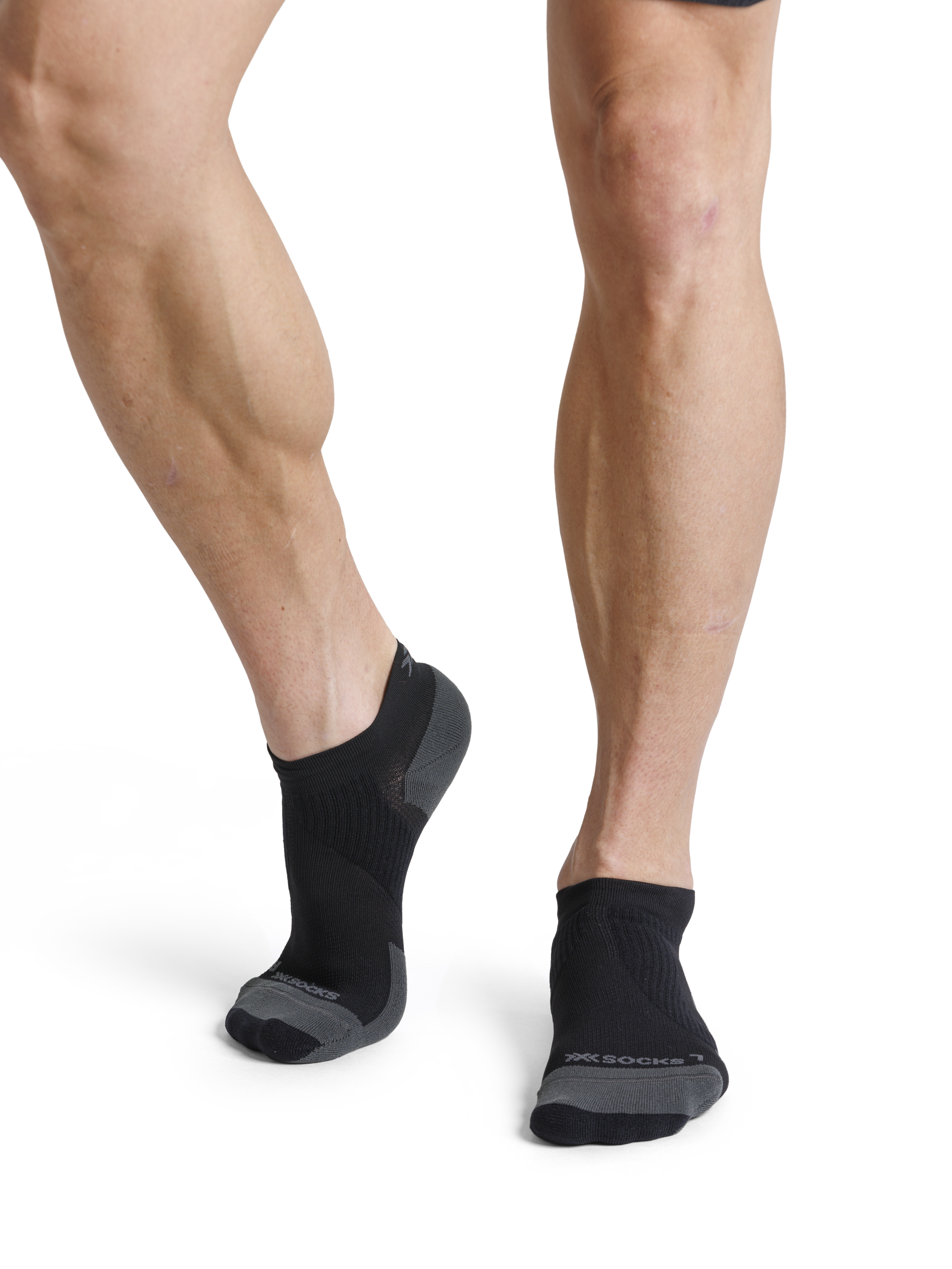 x-socks-run-perform-low-cut-laufsocken-black-charcoal image 2