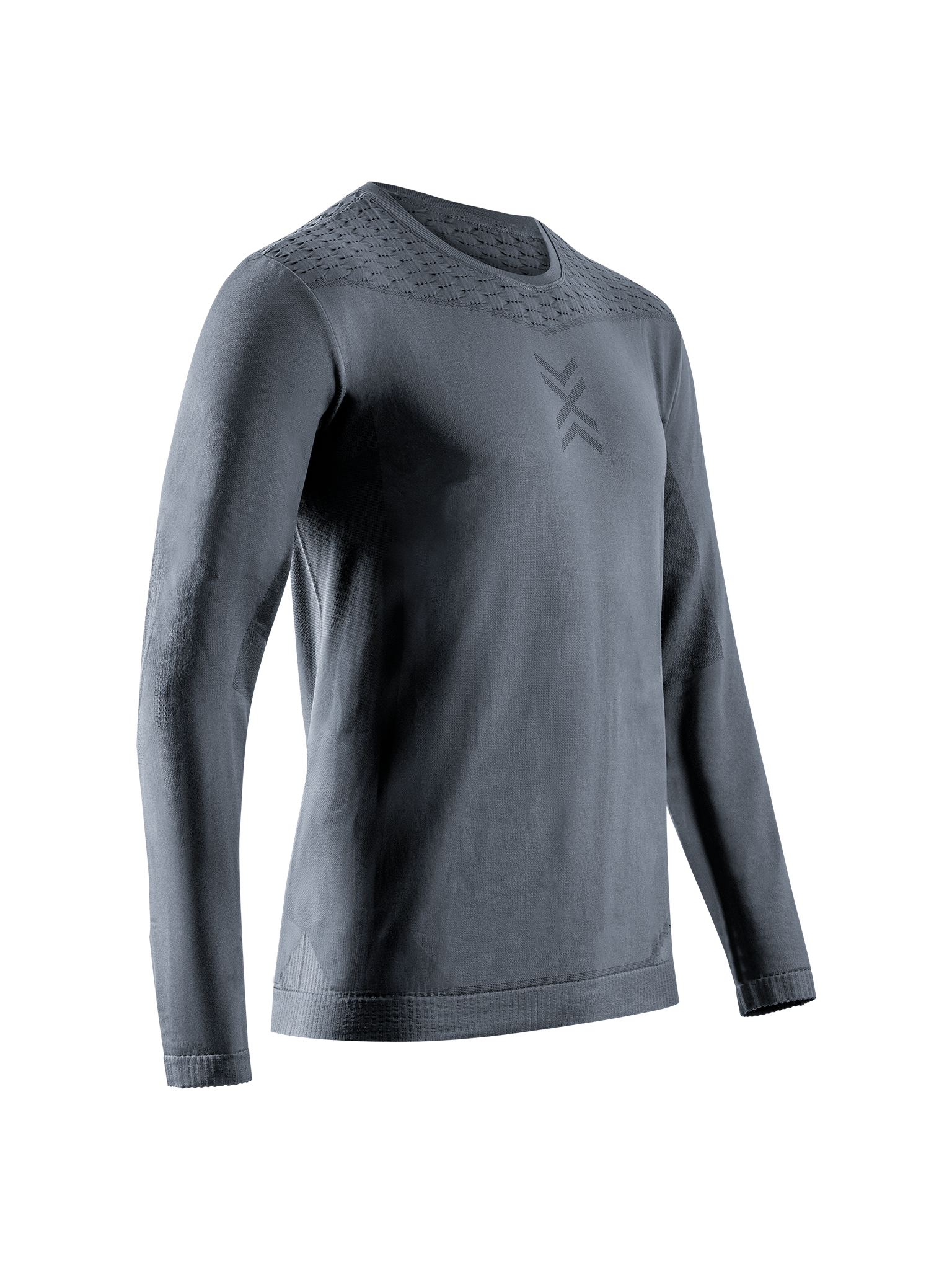 x-socks-x-ential-shirt-ls-langarmshirt-herren-rhino-grey-l image 1