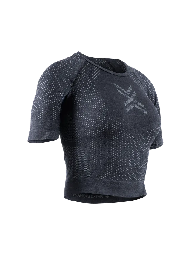 x-socks-xceed-run-crop-top-wmn-sportshirt-damen-schwarz image 1