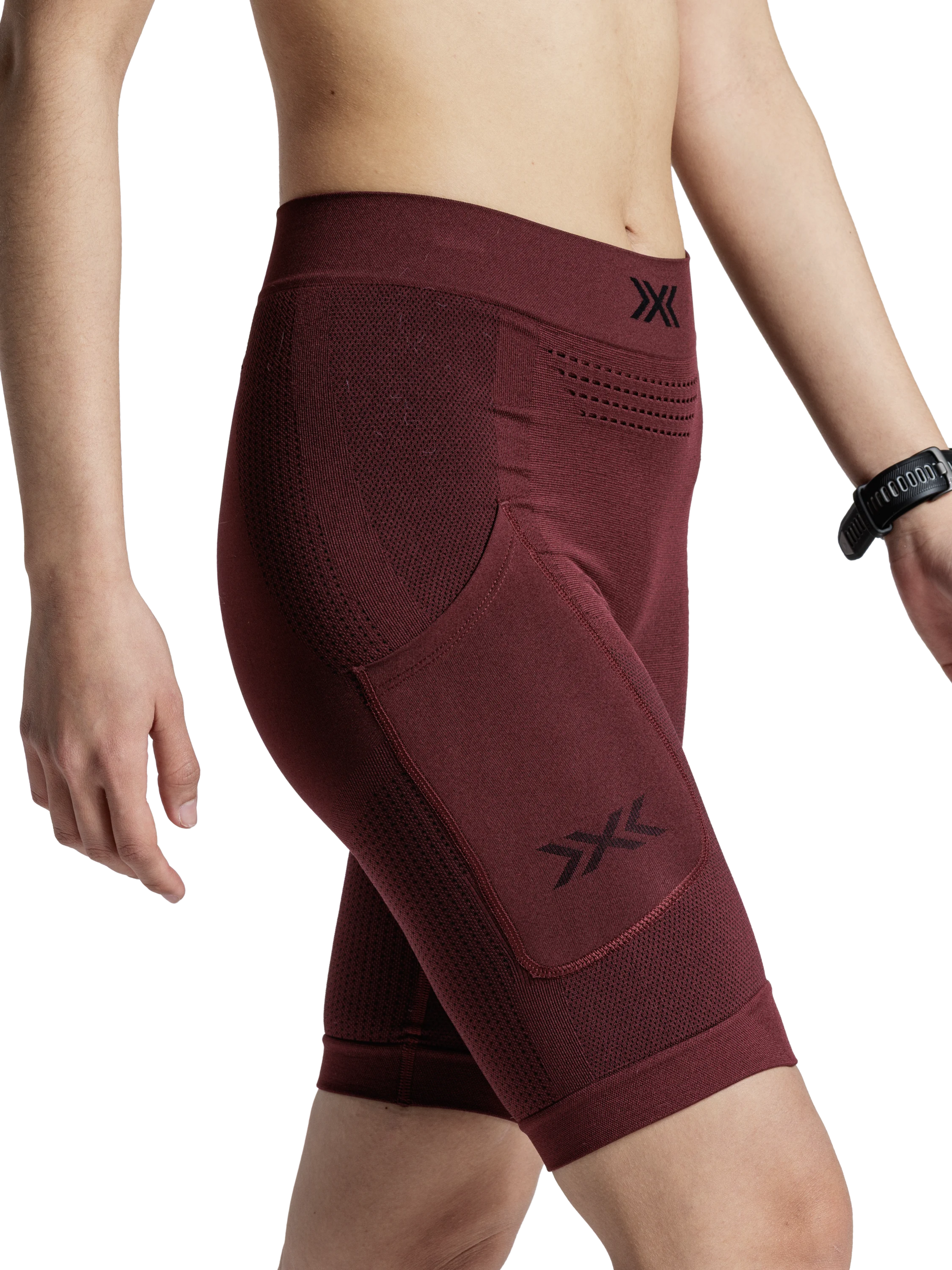 x-bionic-xceed-run-short-tights-damen-laufshorts-oxide-red image 5