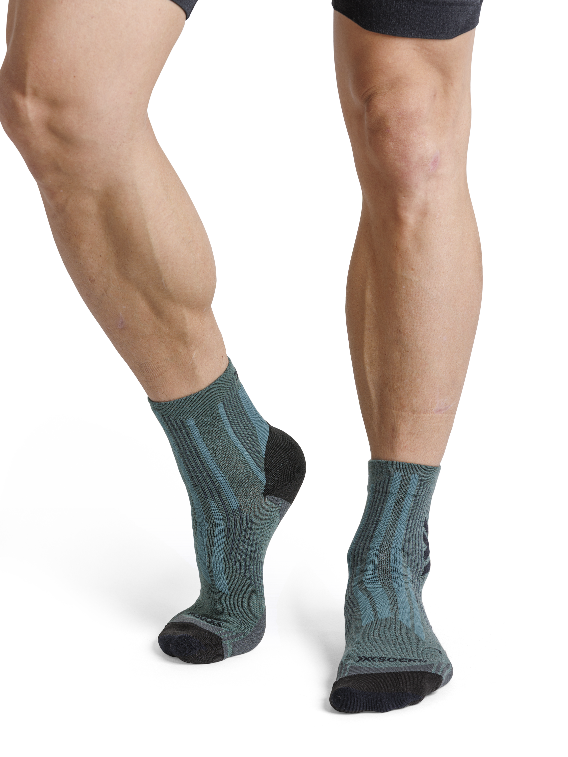 x-socks-hike-perform-natural-ankle-wandersocken-dark-sage-merino image 2