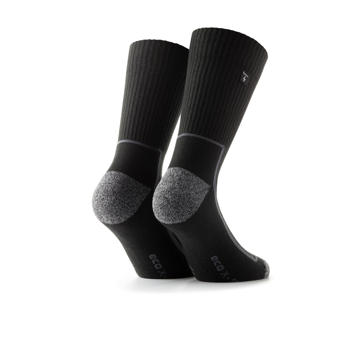 rohner-eco-x-sport-sportsocken-bio-baumwolle-schwarz image 2