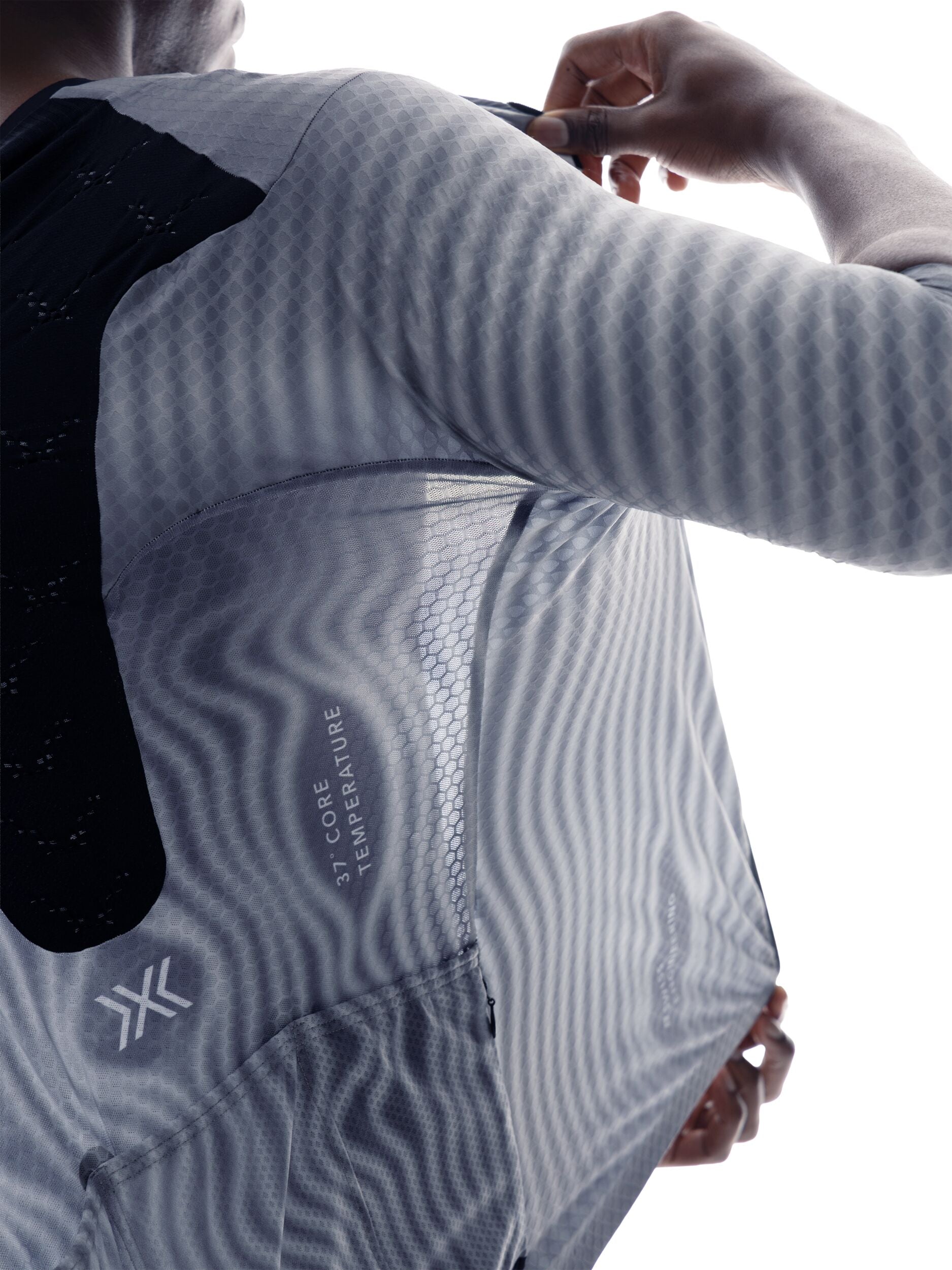 x-socks-shirts-corefusion-ultimate-aero-jersey-herren-grau-m-atmungsaktiv image 4