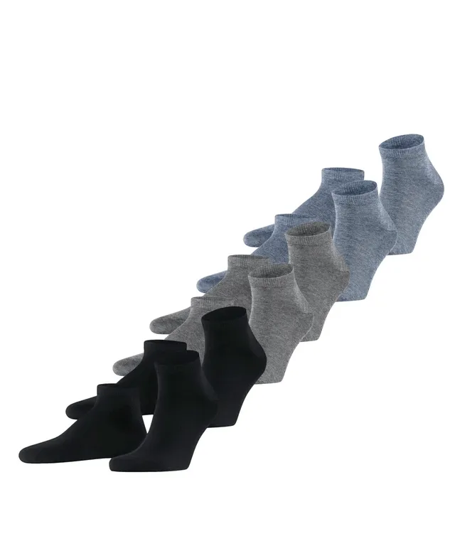 falke-happy-herren-sneakersocken-baumwolle-wei-39-42-6-paar image 1