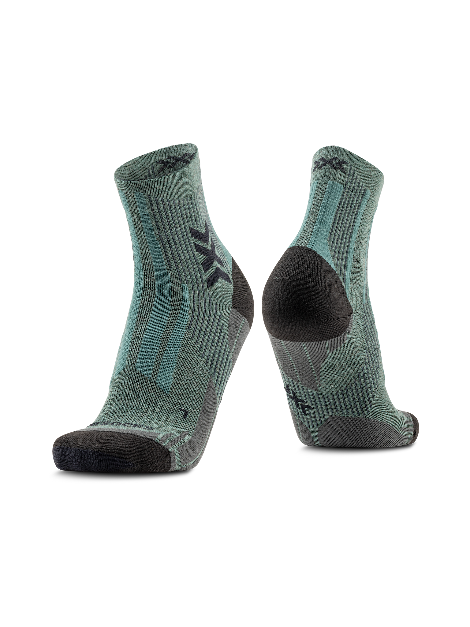 x-socks-hike-perform-natural-ankle-wandersocken-dark-sage-merino image 1