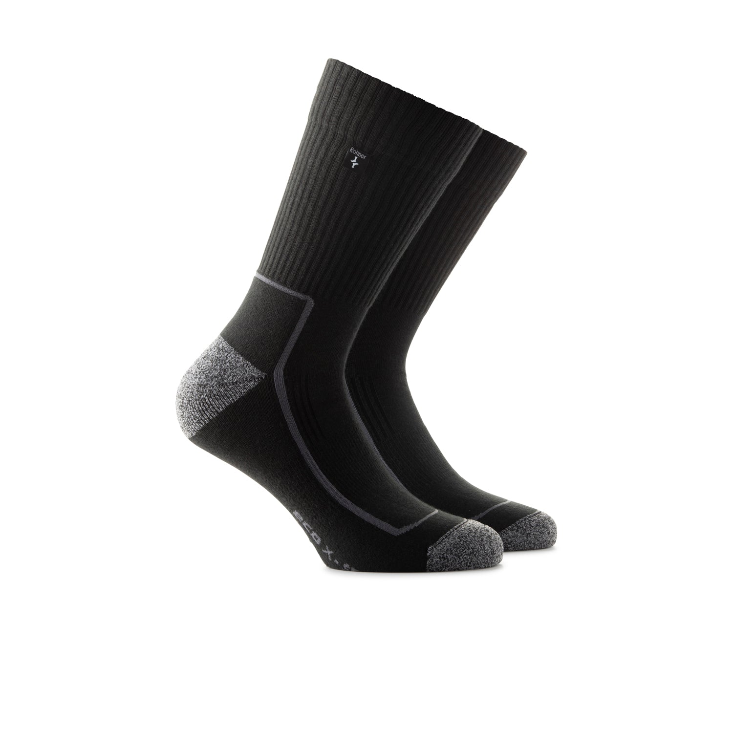 rohner-eco-x-sport-sportsocken-bio-baumwolle-schwarz image 1