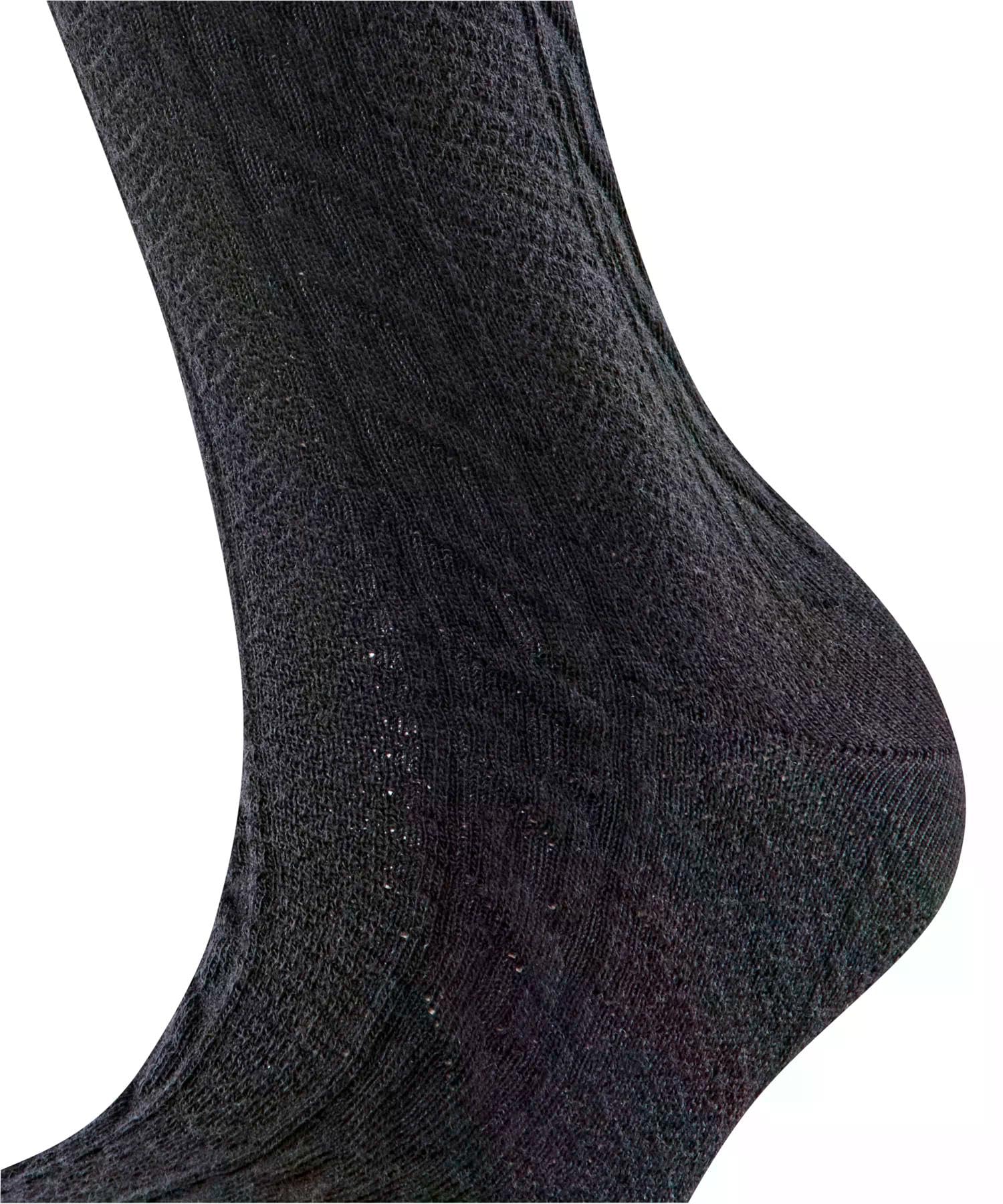 falke-family-declivity-socken-schwarz-39-42-wollsocken-zopfmuster image 5