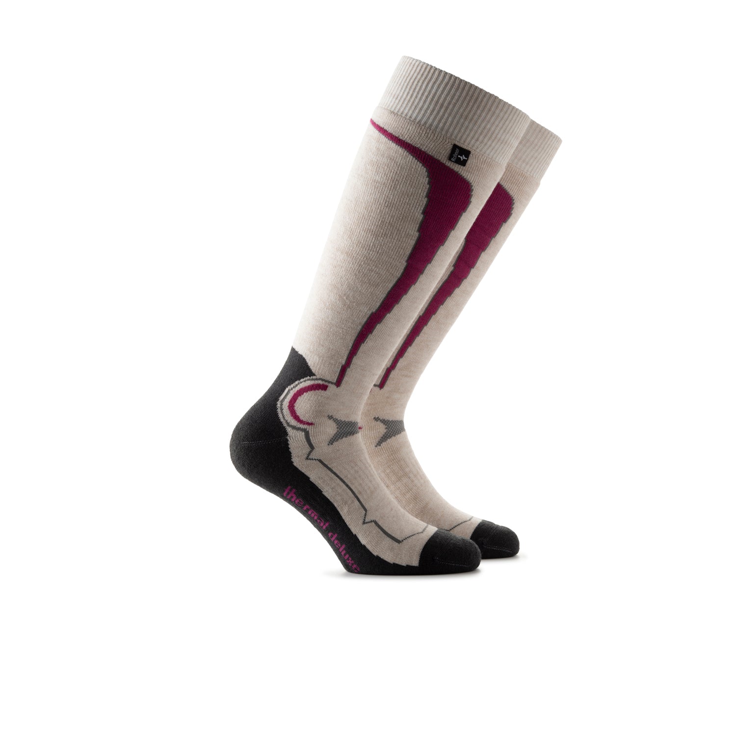 rohner-thermal-deluxe-skisocken-merinowolle-kaschmir-schwarz image 7