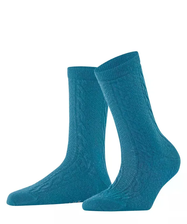 falke-declivity-socken-merino-zopf-cyan-39-42 image 1