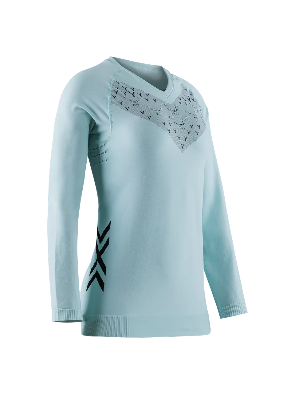 x-socks-twyce-run-shirt-langarm-damen-clearwater-black image 1