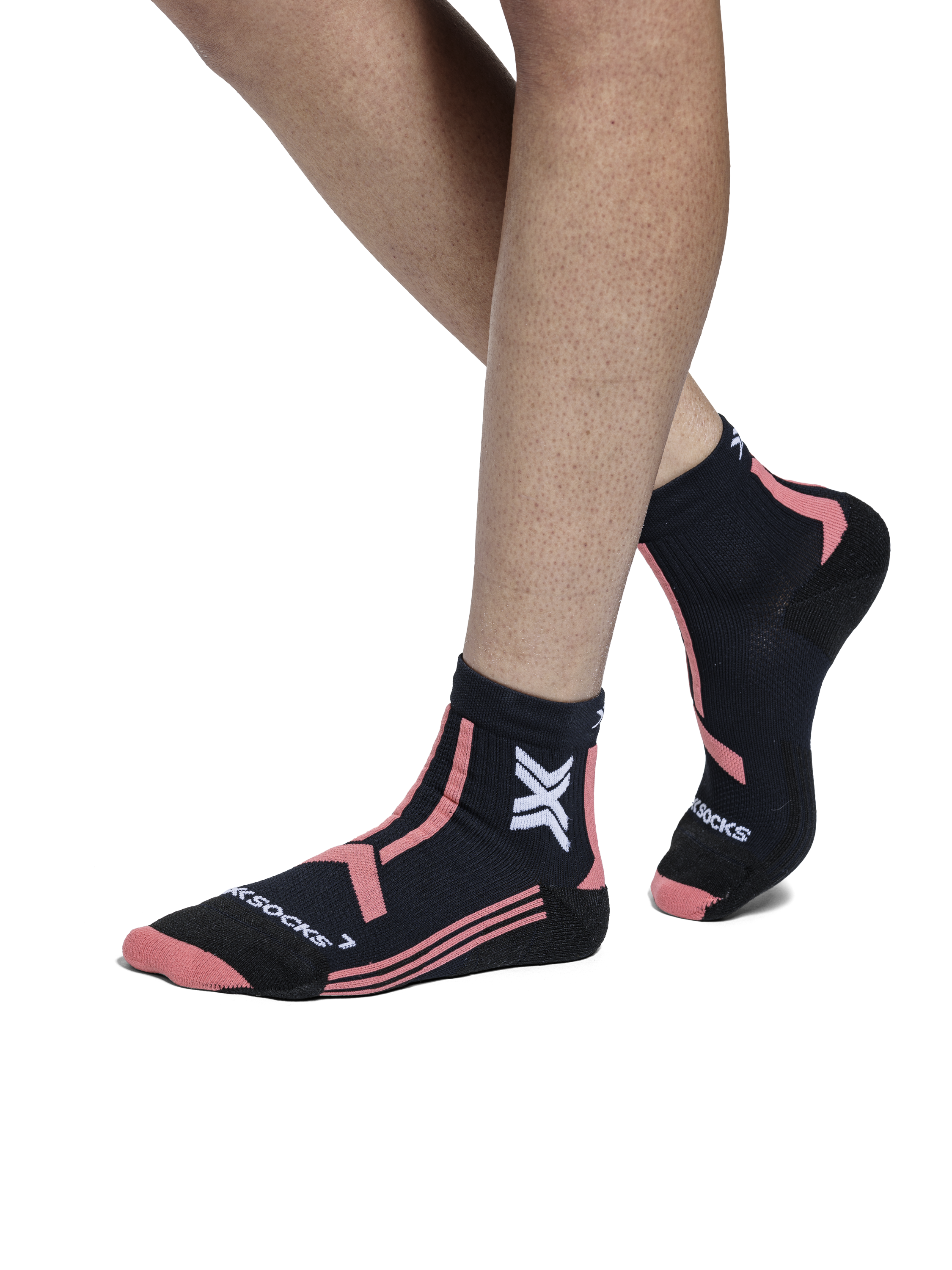 x-socks-trailrun-discover-ankle-socken-damen-schwarz-rosa-37 image 4