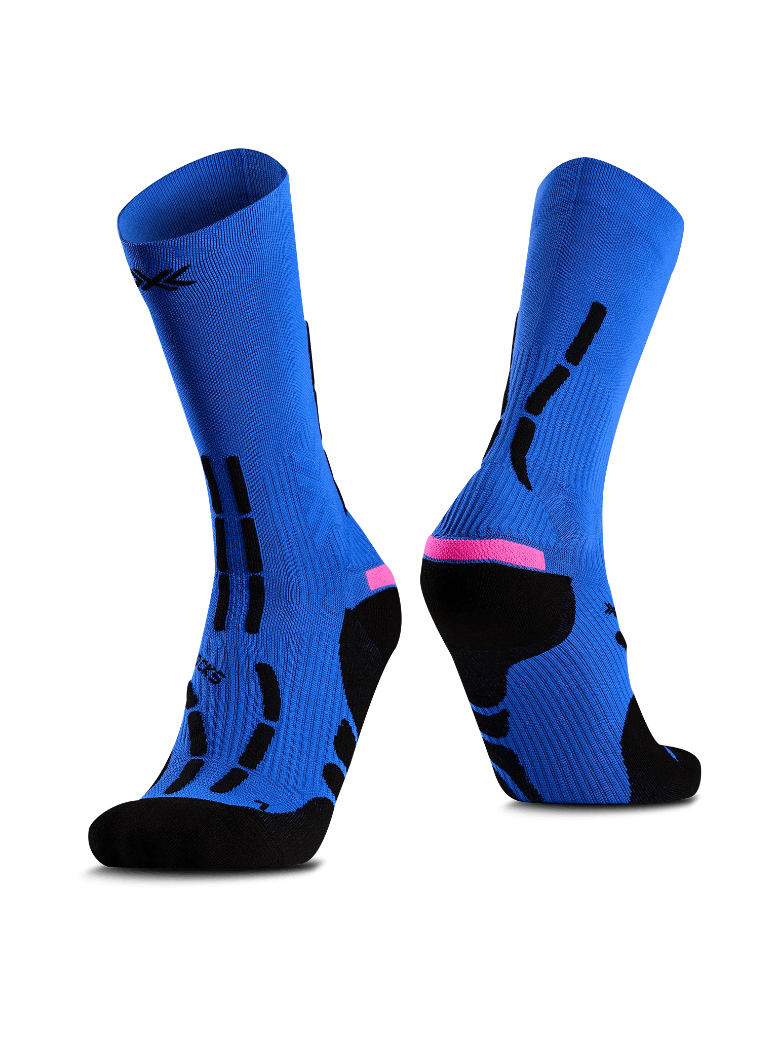 x-socks-trail-anatomix-crew-trailsocken-punchy-blue image 1