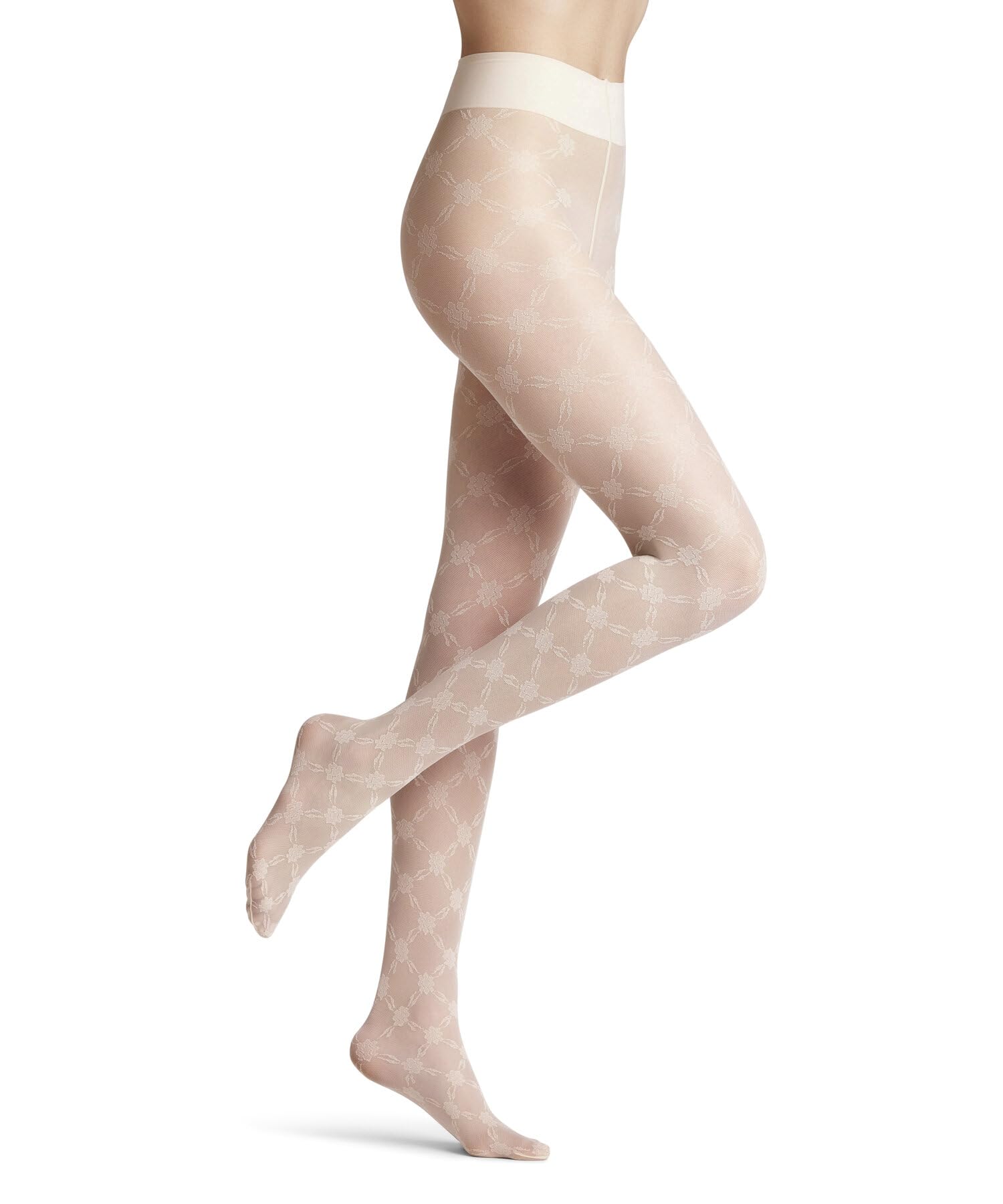 falke-naked-grace-strumpfhose-wei-20-den-gemustert image 1
