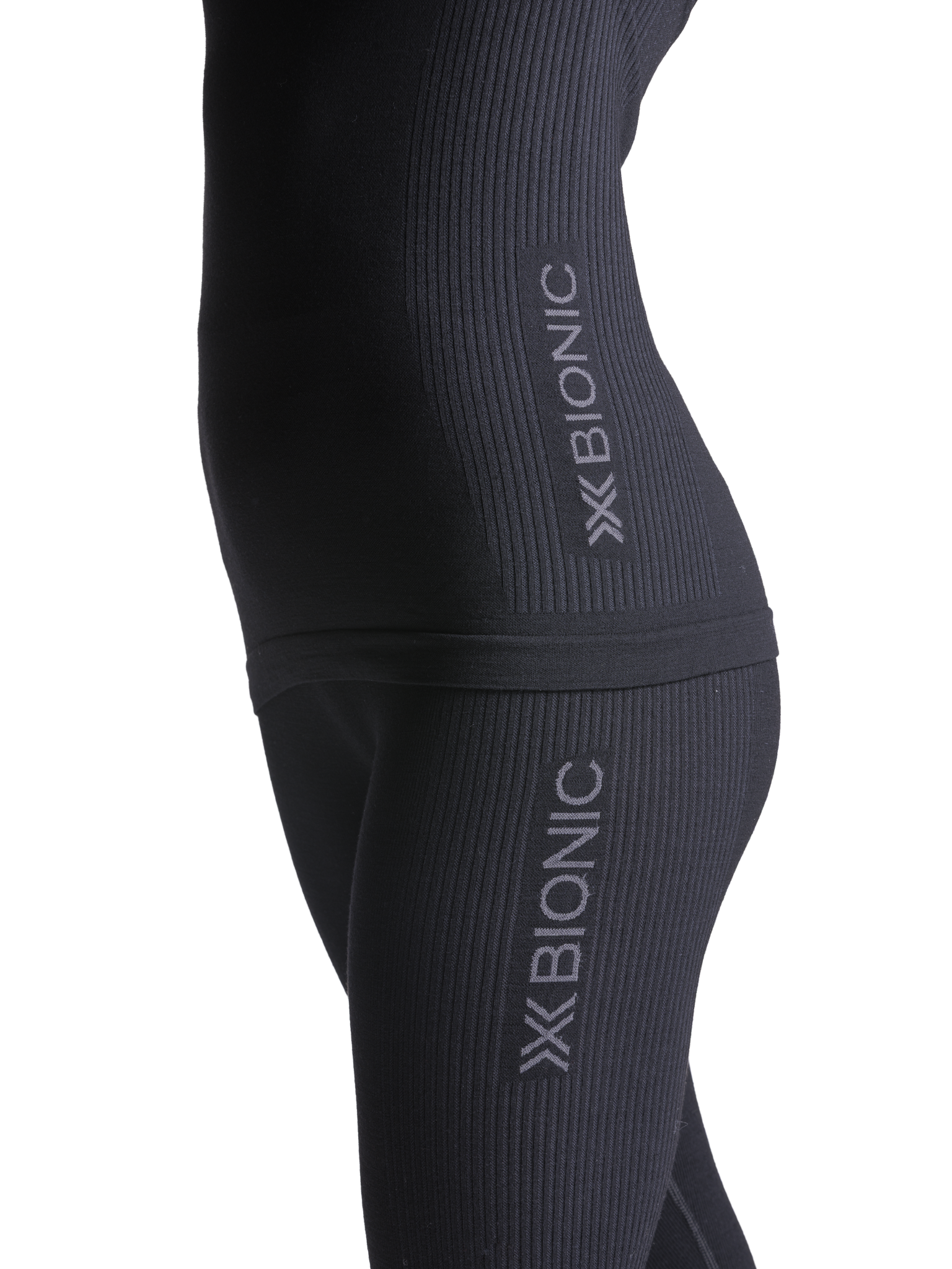 x-bionic-mightywool-shirt-1-2-zip-merino-x-black-damen image 8