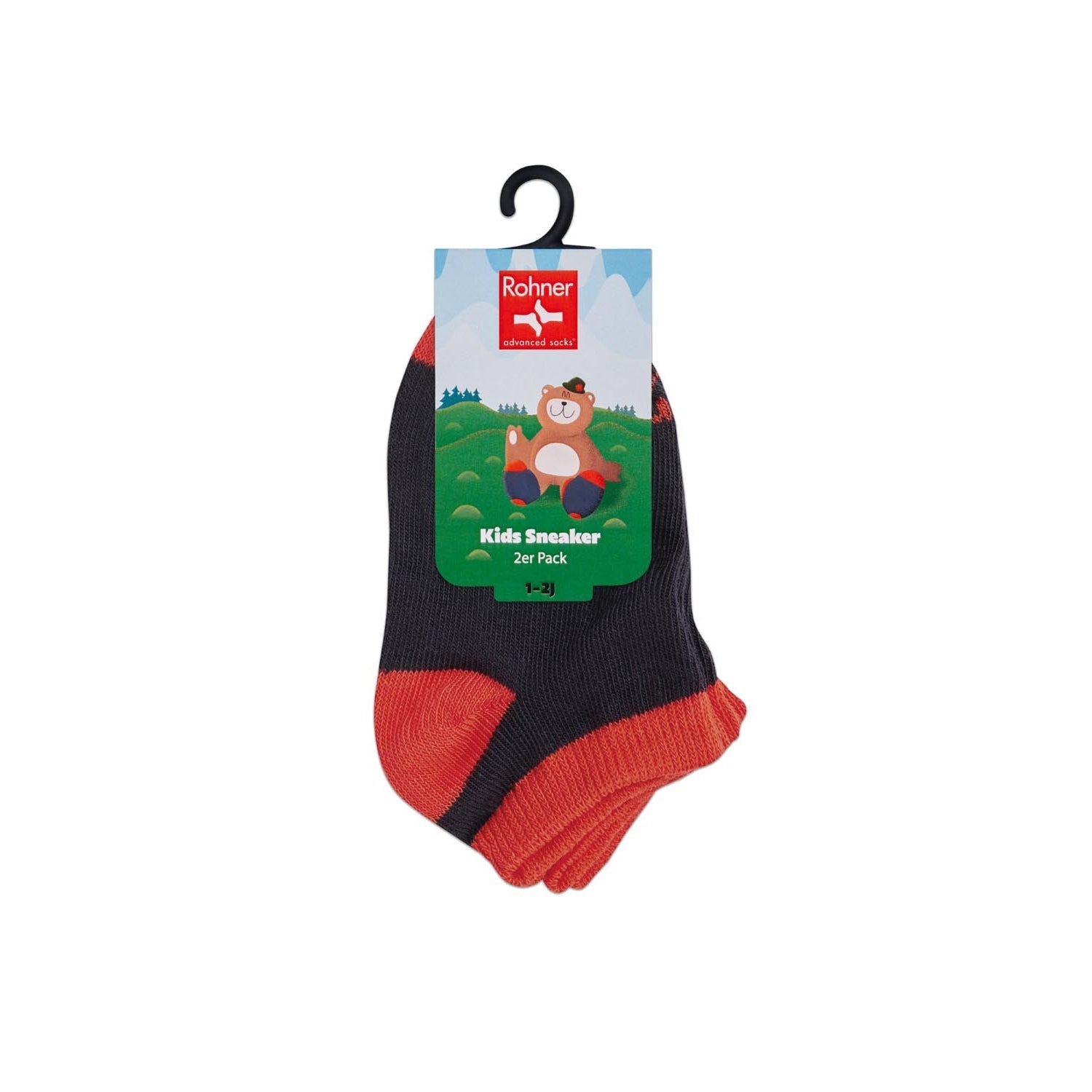 rohner-kids-sneaker-kindersocken-2er-pack-bio-baumwolle image 1