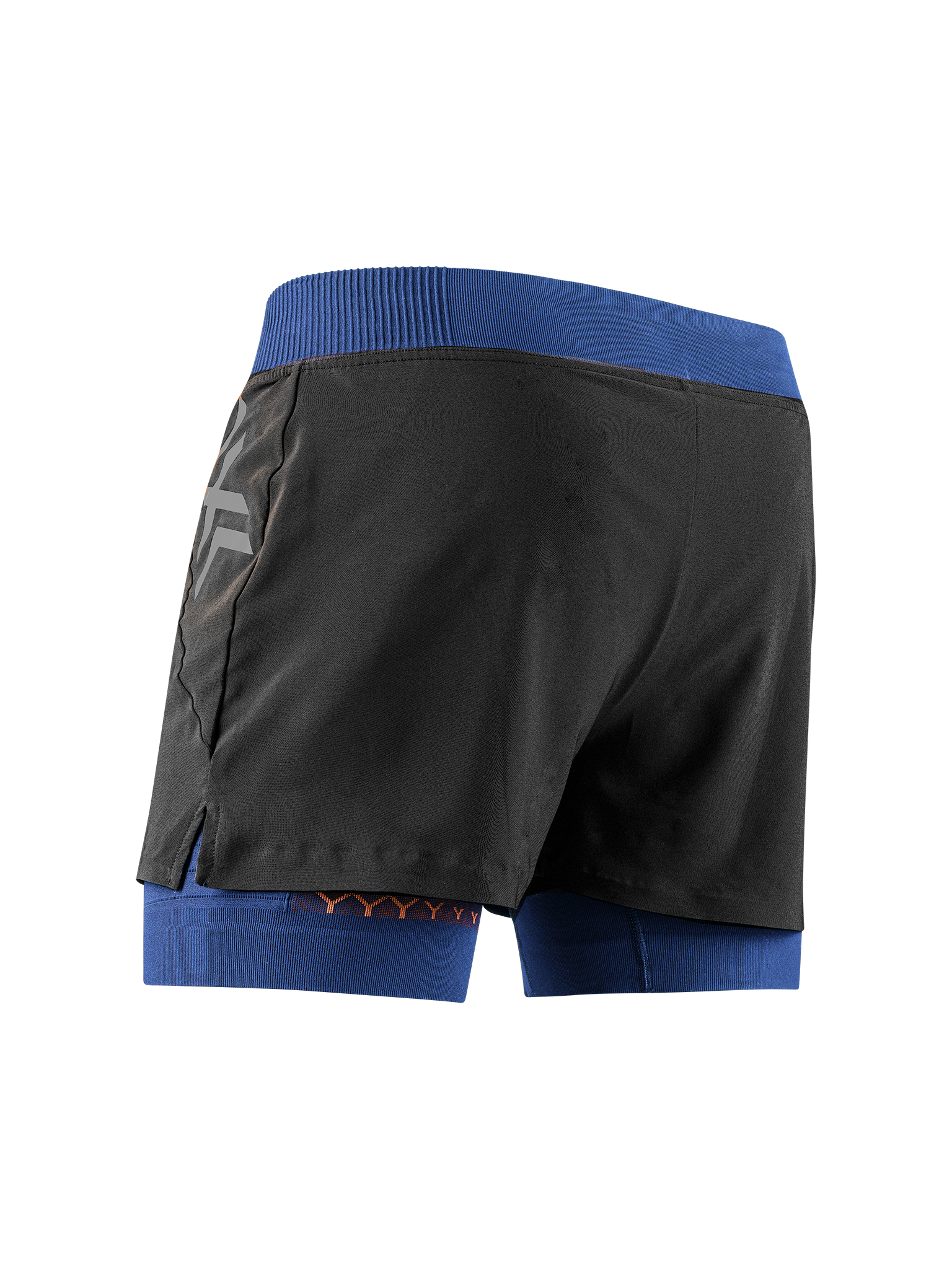 x-socks-twyce-race-2in1-shorts-herren-schwarz-laufhose image 8