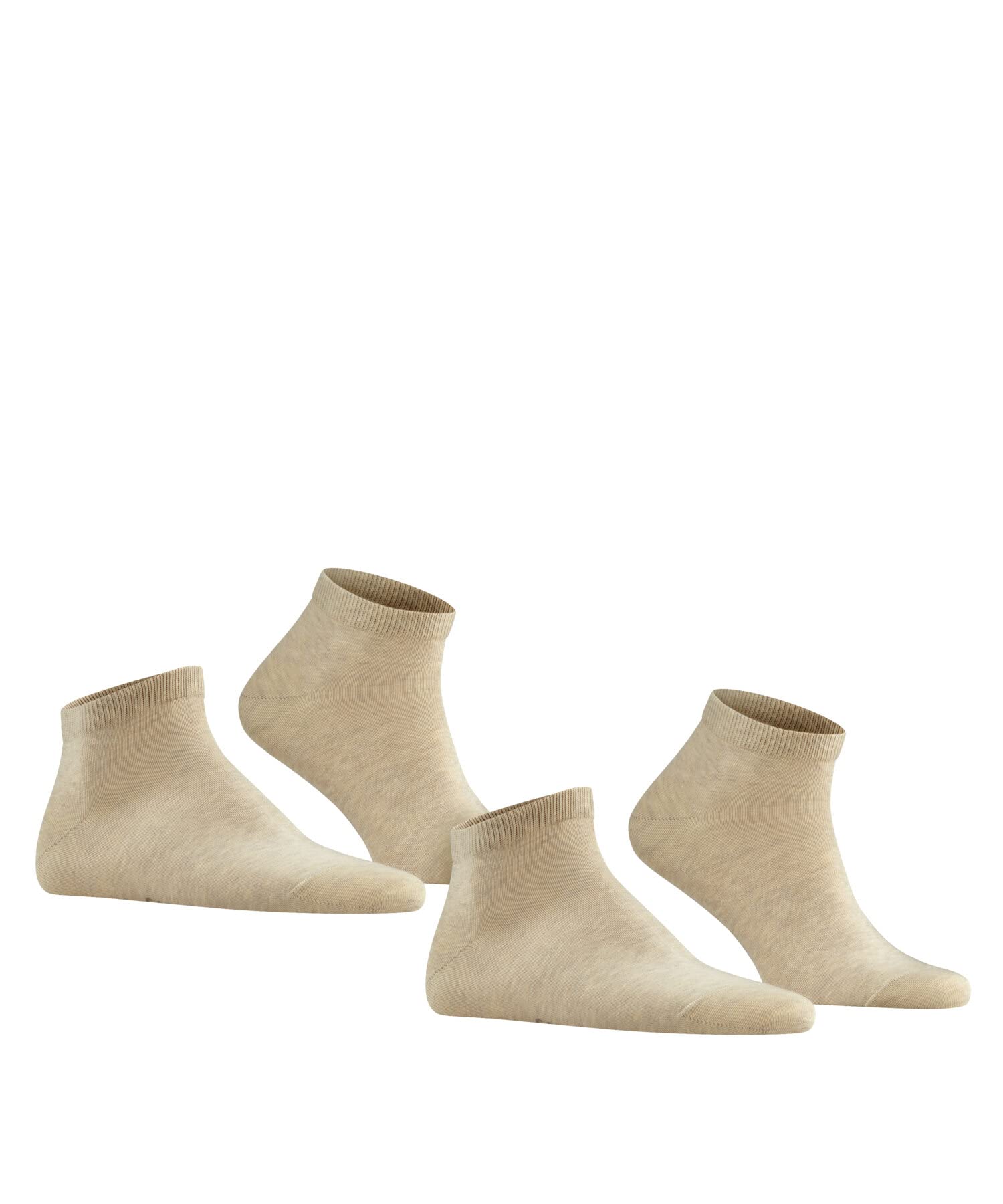 falke-happy-2-pack-sneakersocken-baumwolle-schwarz-wei image 3