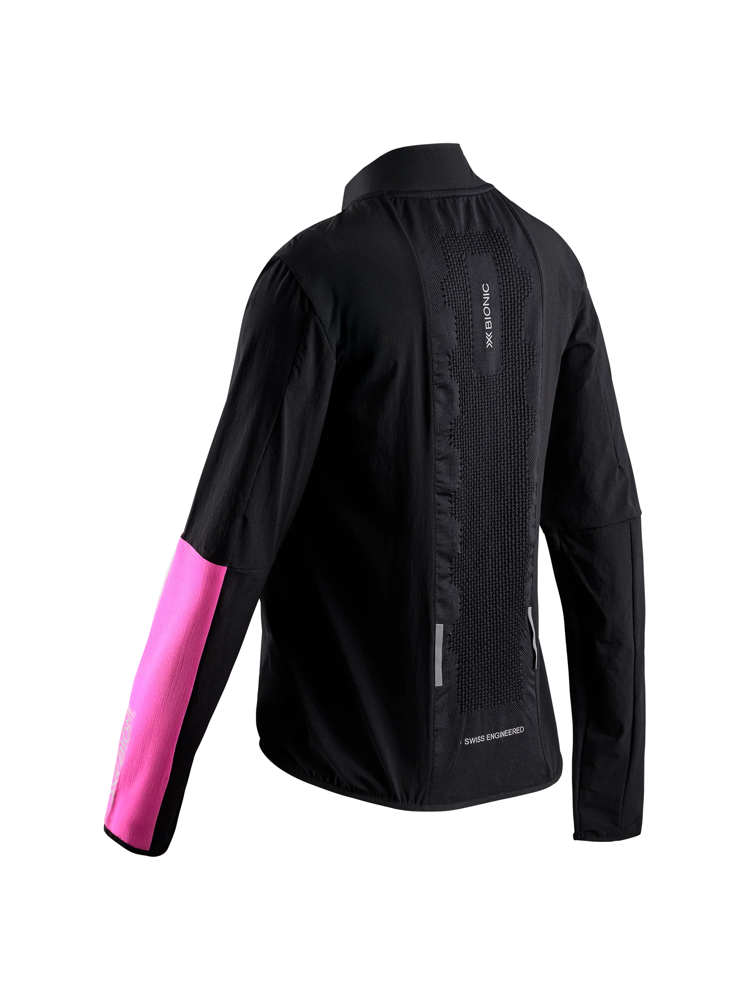 x-socks-corefusion-run-jacket-damen-laufjacke-schwarz-pink-m image 2