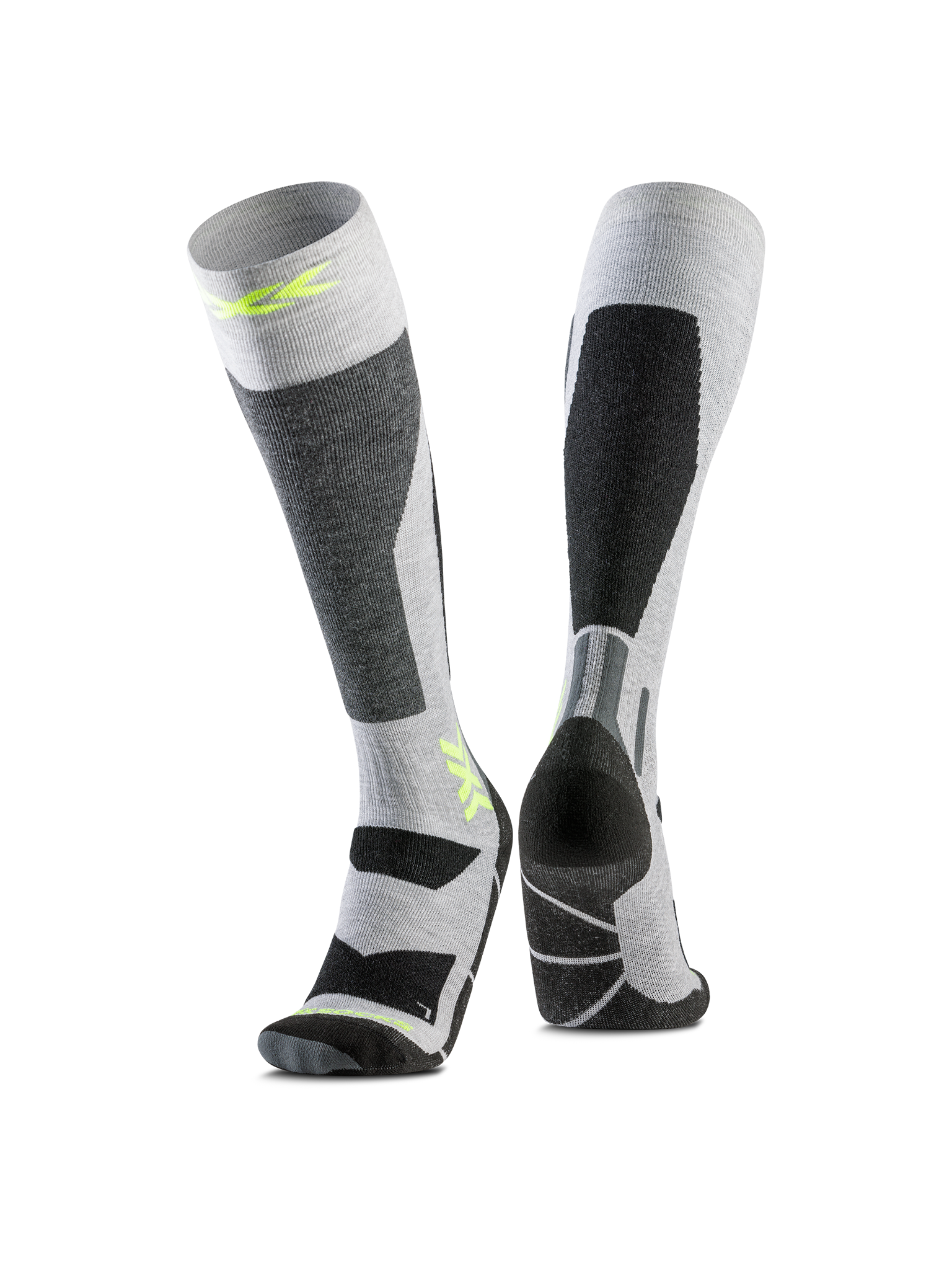 x-socks-snowboard-discover-otc-socken-x-black-light-grey image 1