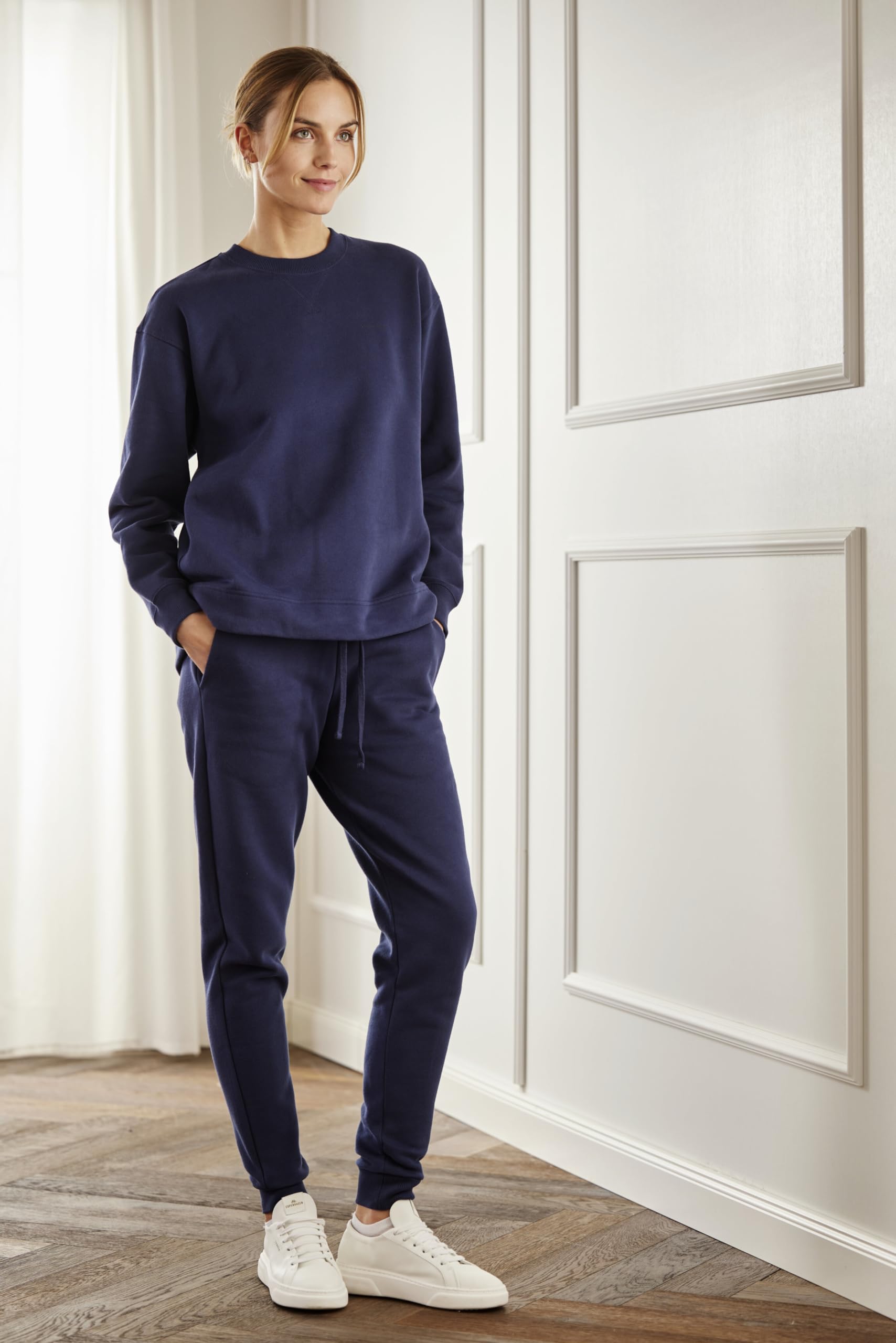 falke-cotton-touch-basic-sweatshirt-damen-blau-weich image 7