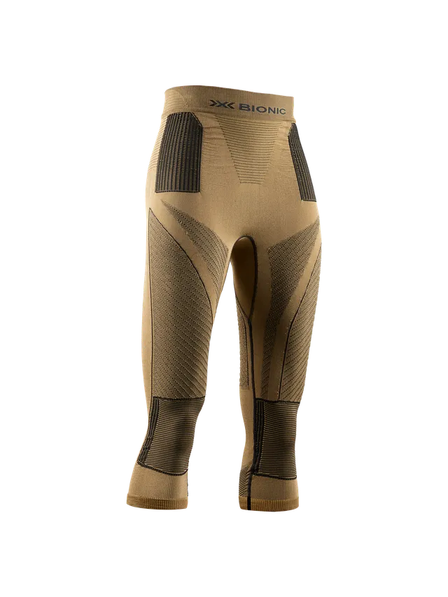 x-bionic-radiactor-4-0-pants-3-4-damen-gold-black-thermoregulierend image 1
