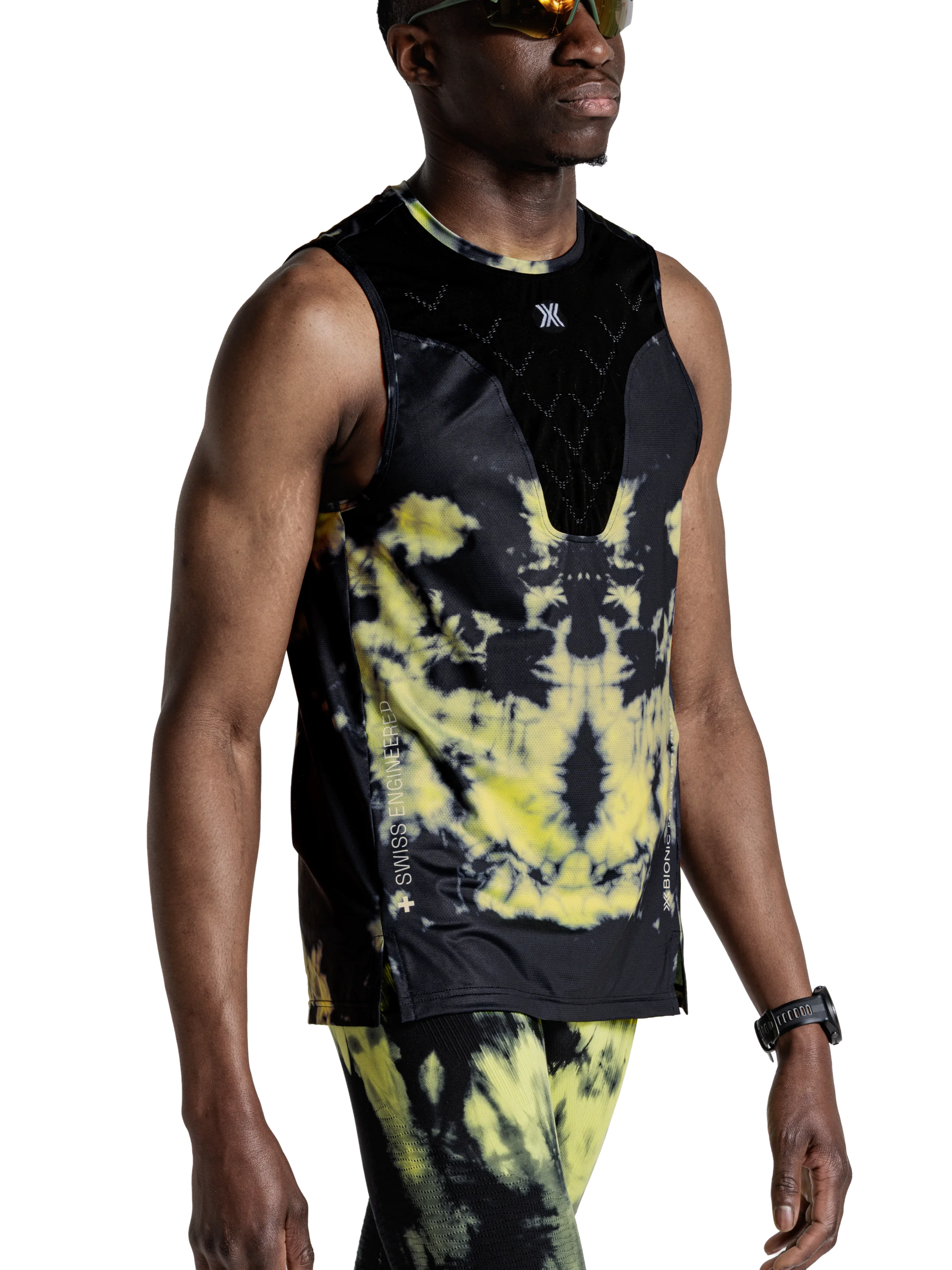 x-bionic-corefusion-run-tank-tanktop-tie-dye-electric-energy image 6