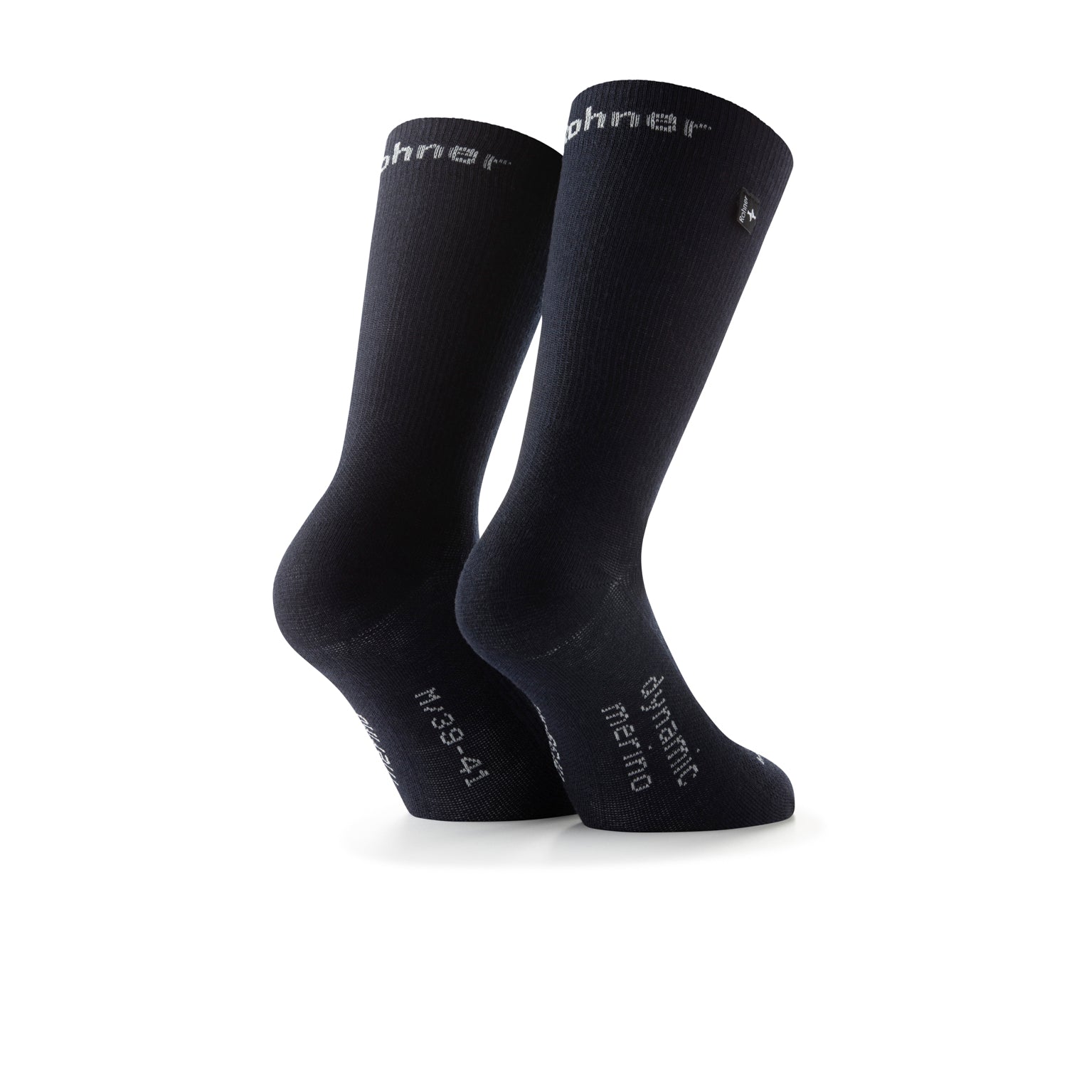rohner-dynamic-merino-wandersocken-schwarz-merinowolle image 2