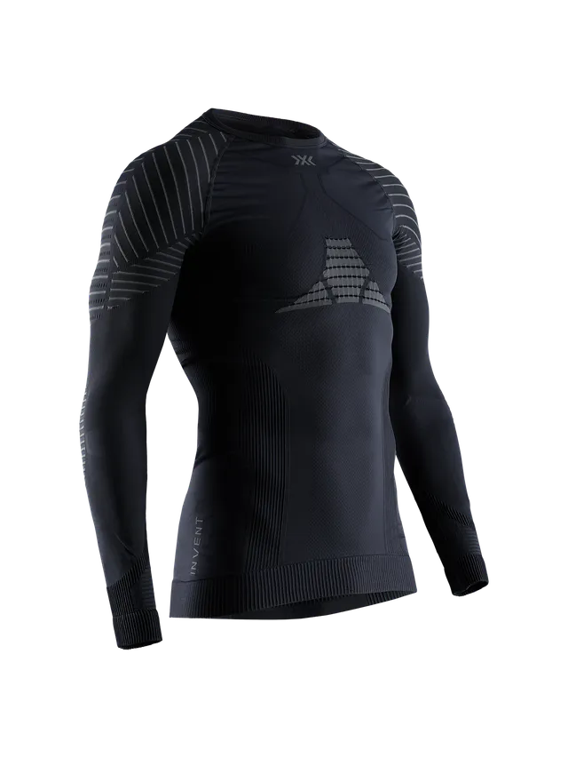 x-bionic-invent-4-0-shirt-lg-sl-funktionsshirt-herren-black-charcoal image 1